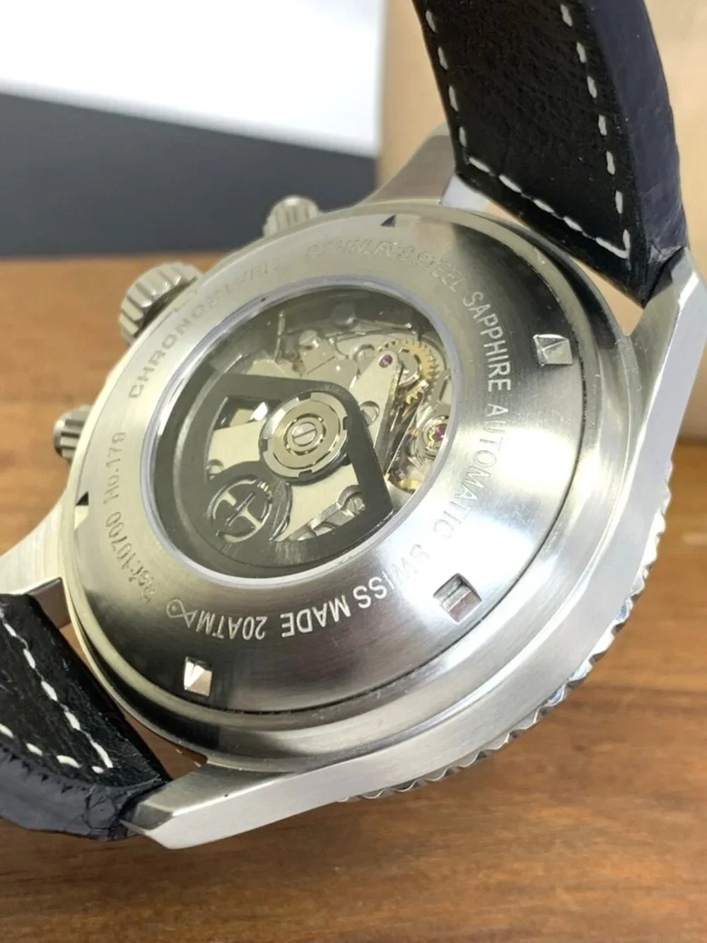 Ernst Benz Men's Watch GC10721 Chrono Diver Swiss Automatic Black Dial 47mm